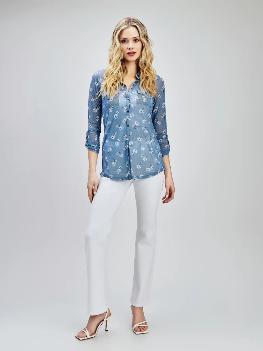 Mariloup Wolfe Blouses | Long-Sleeve Semi-Fitted Blouse With Buttons