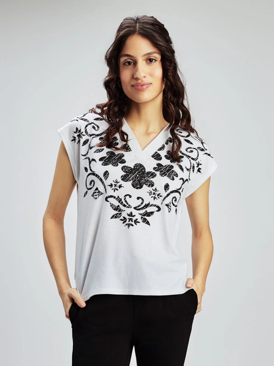 San Francisco T-Shirts And Tunics | Short-Sleeve Semi-Fitted T-Shirt
