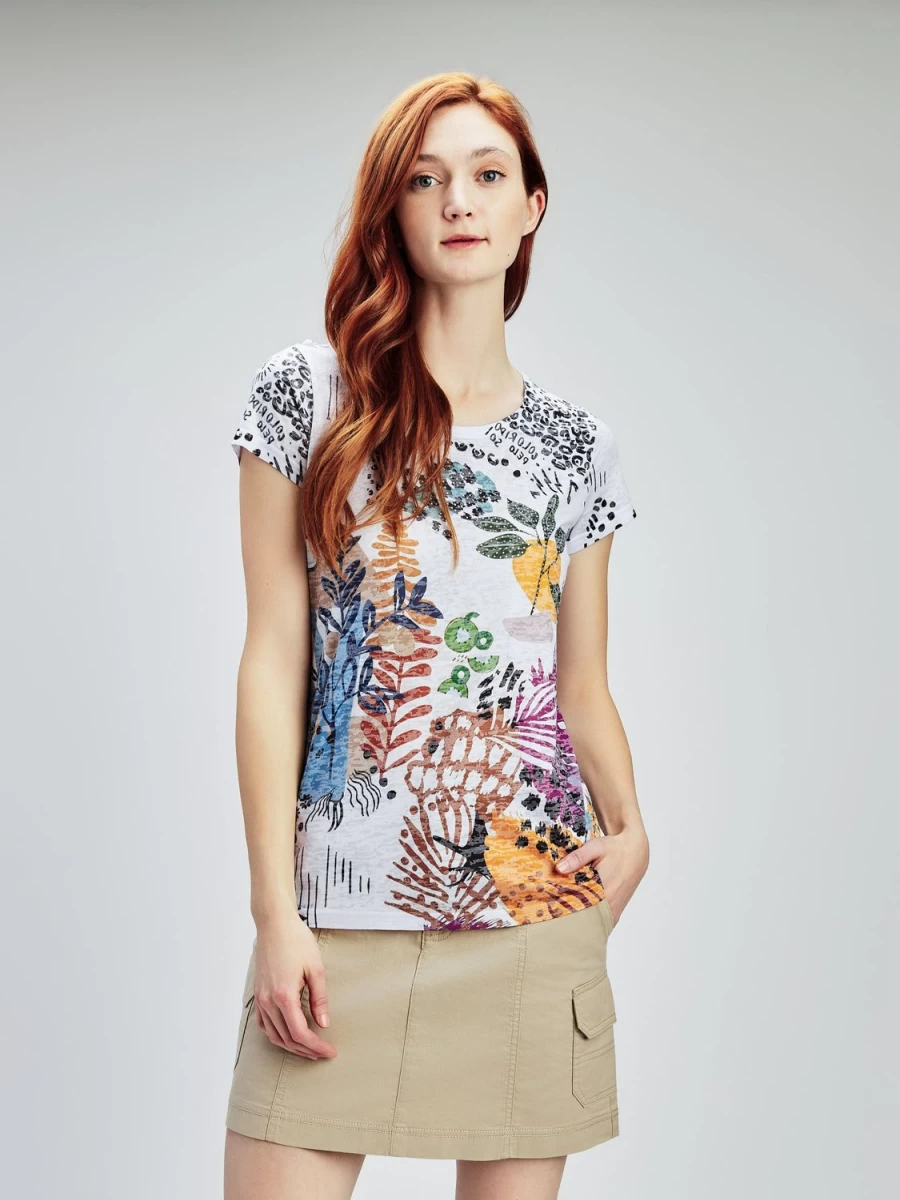 San Francisco T-Shirts And Tunics | Short-Sleeve Semi-Fitted T-Shirt