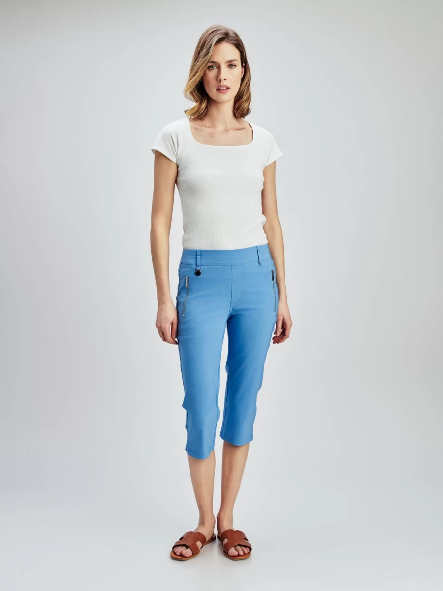 San Francisco Pants And Capris | Straight Fitted Pull-On Capri