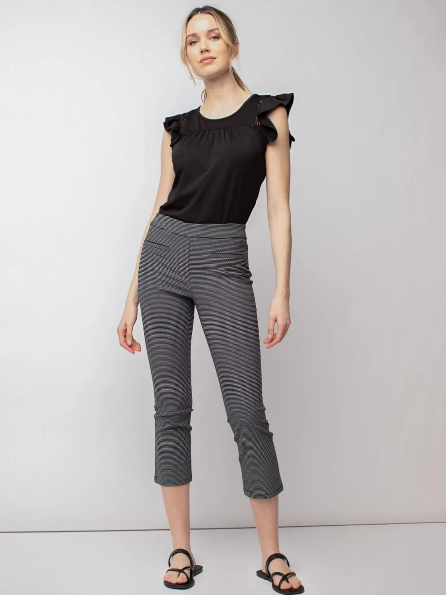 San Francisco Pants And Capris | Straight Fitted Pull-On Capri
