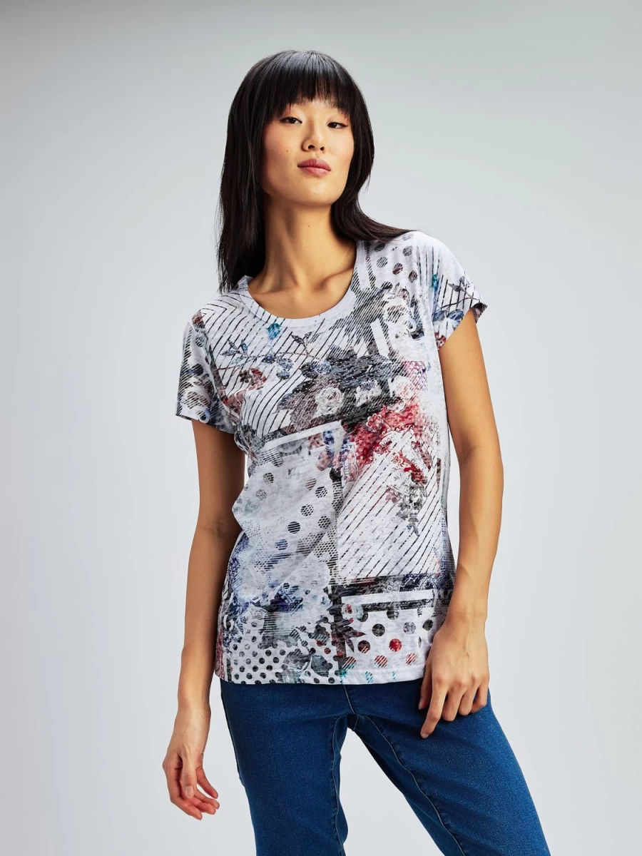 San Francisco T-Shirts And Tunics | Short-Sleeve Semi-Fitted T-Shirt