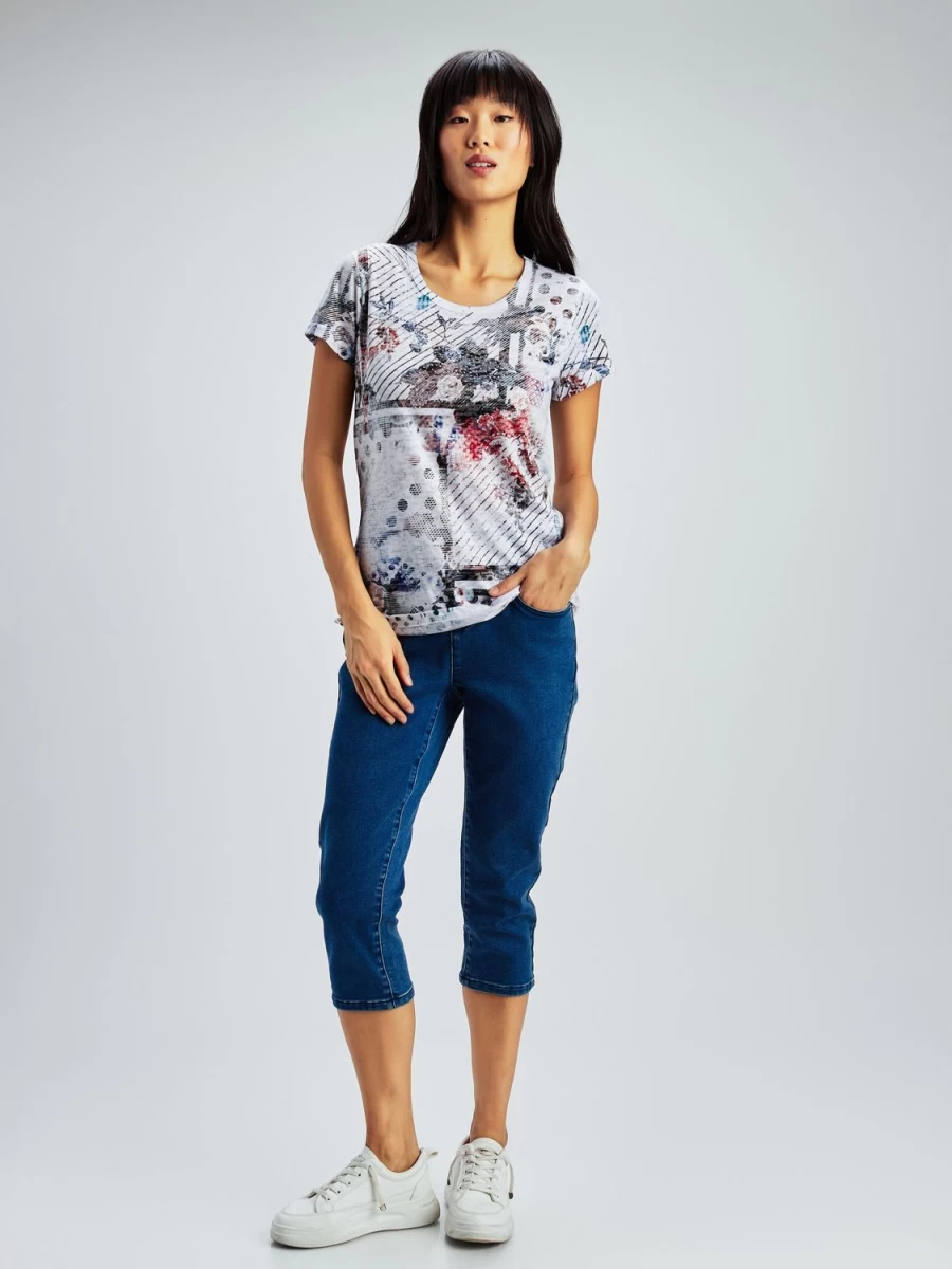 San Francisco T-Shirts And Tunics | Short-Sleeve Semi-Fitted T-Shirt