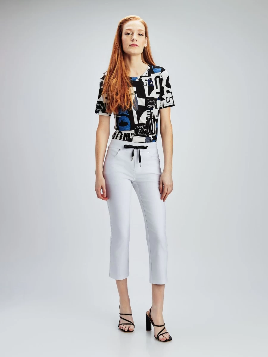 San Francisco Pants And Capris | Straight Fitted Pull-On Capri