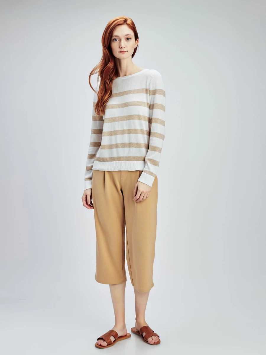 San Francisco Sweaters And Cardigans | Long-Sleeve Semi-Fitted Pullover Sweater